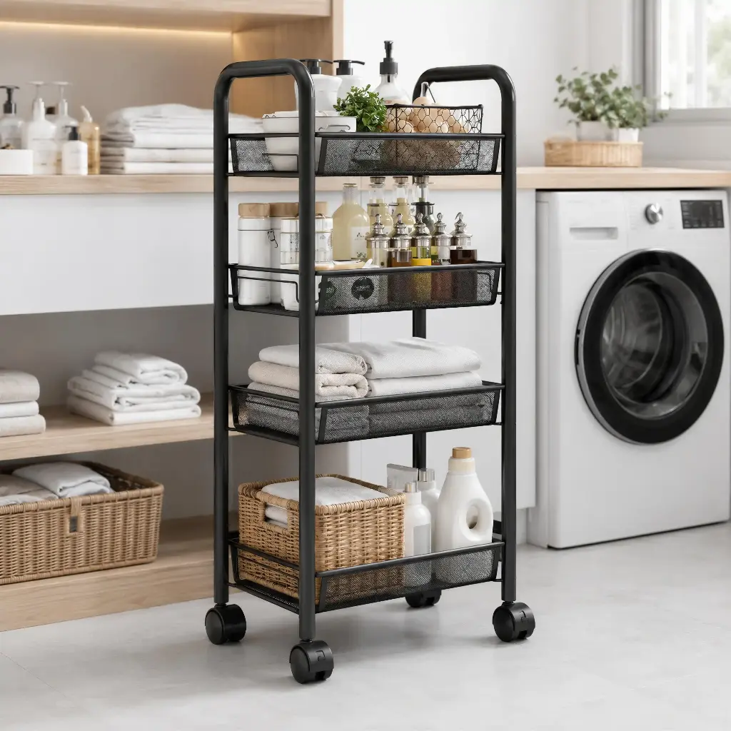 Chariot_de_Rangement_Noir_en_Métal_4_Niveaux_à_Roulettes_4Aabk4m.webp