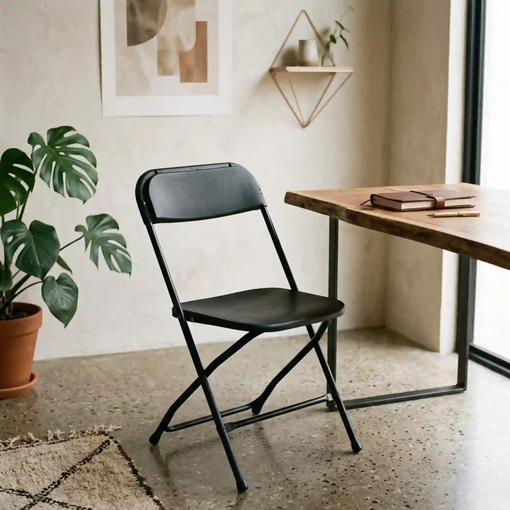Chaise_pliante_noire_en_métal_robuste_U9rDXaM.webp