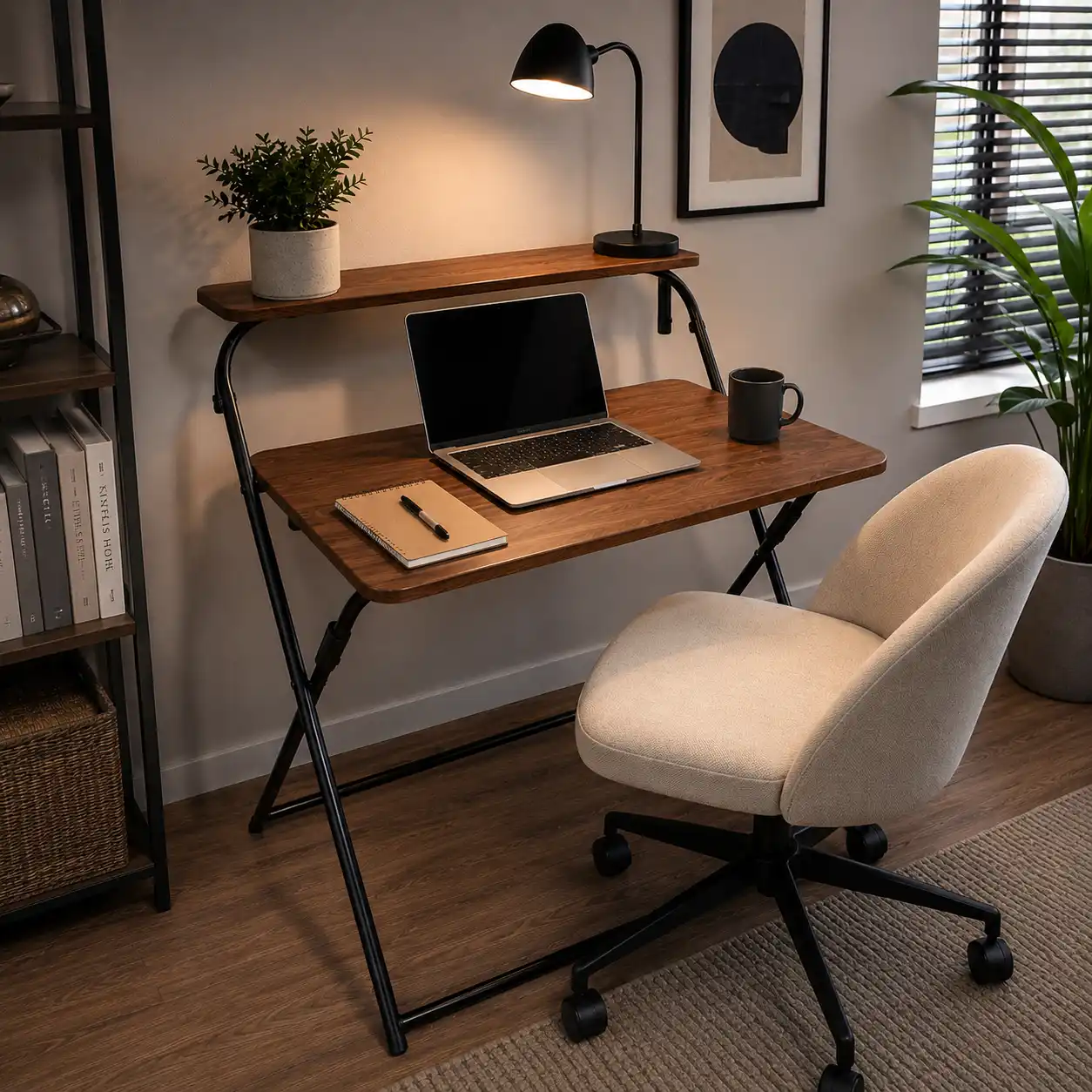 Bureau_pliable_moderne_avec_étagère_supérieure_effet_bois_noyer_vEjVqbY.webp