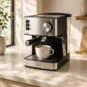 Machine à Café Expresso LEXICAL LEM-0602 – 20 Bars – 850W