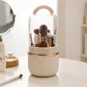 Organiseur Maquillage Rotatif 360° avec Couvercle Étanche
