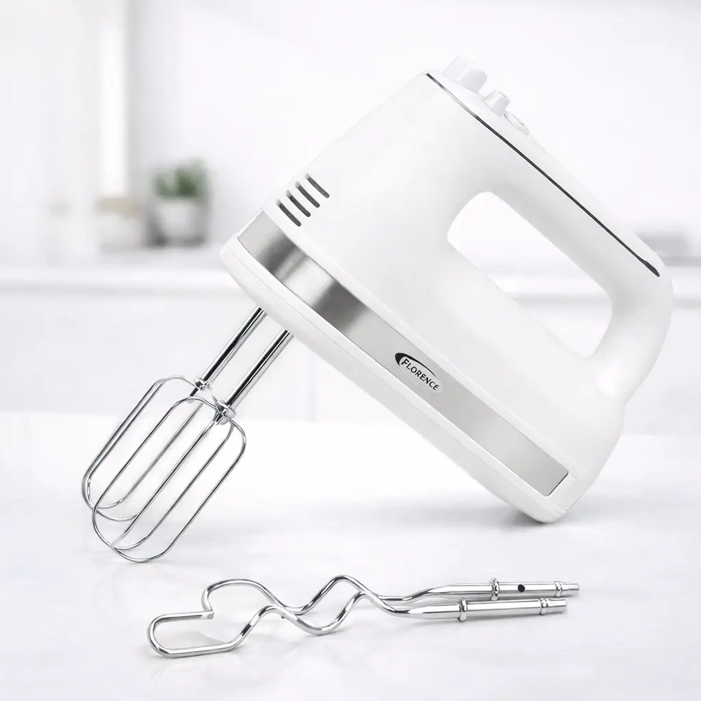 Batteur Electrique à Main FLORENCE – 200W Blanc