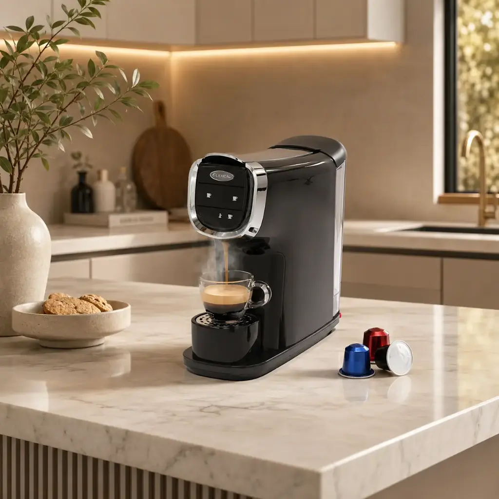 Machine a Cafe à Capsules 1200 W – Florence Noir