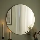 Miroir Rond Sans Cadre – Diamètre 60 cm
