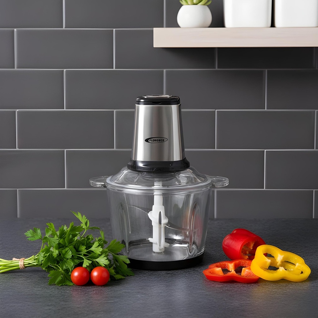 Hachoir Multifonctions FLORENCE HK-326 – 700W – Bol en Verre 3L