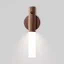 Lampe LED Design en Bois – Rechargeable avec Détecteur de Mouvement
