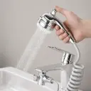 Douchette Multifonction 2 en 1 avec Brosse de Massage