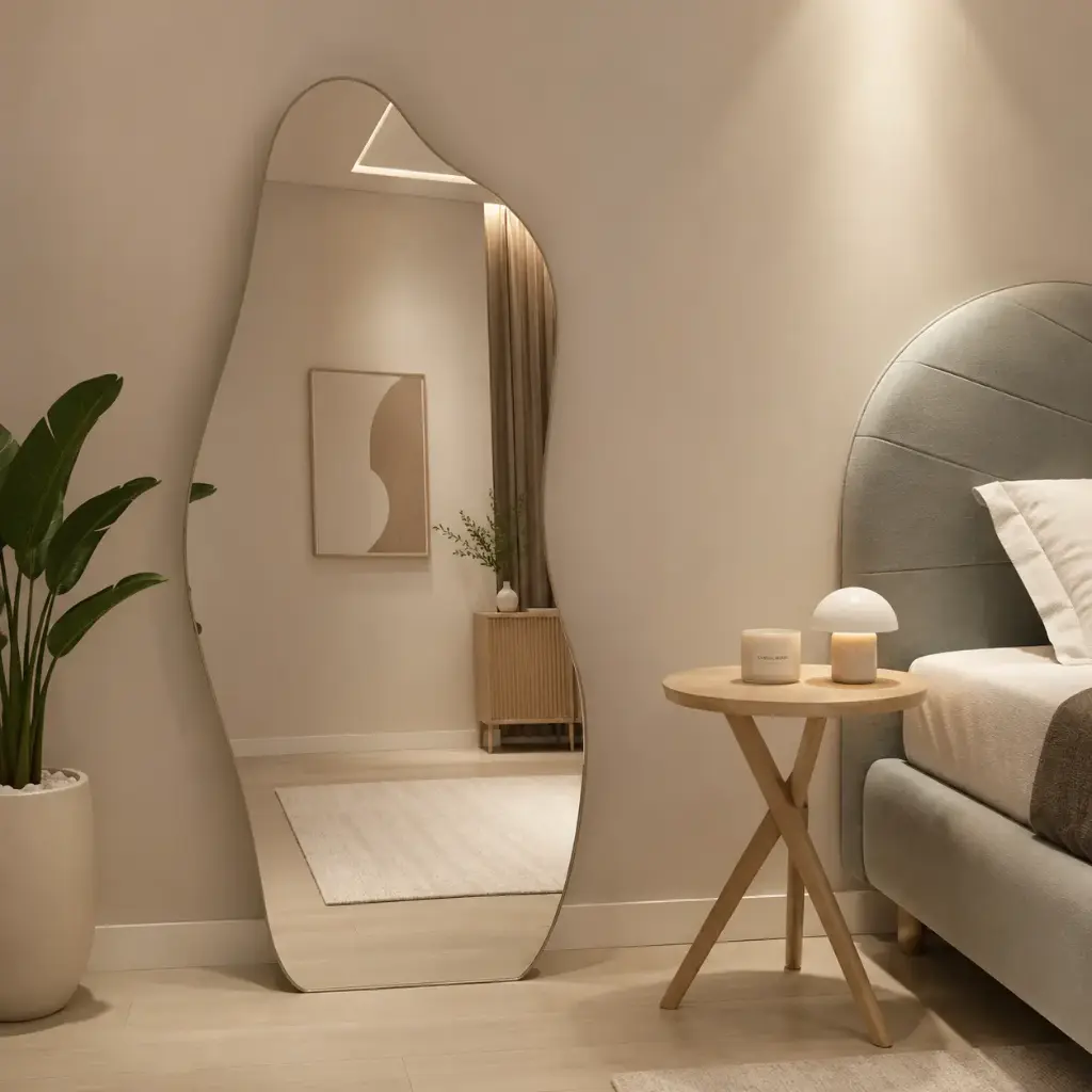 Miroir Nirvana 160x65 cm – Forme Organique Sans Cadre