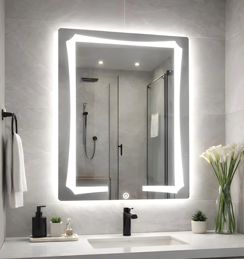 Miroir PRIZMA LED Touch – 80 × 60 cm