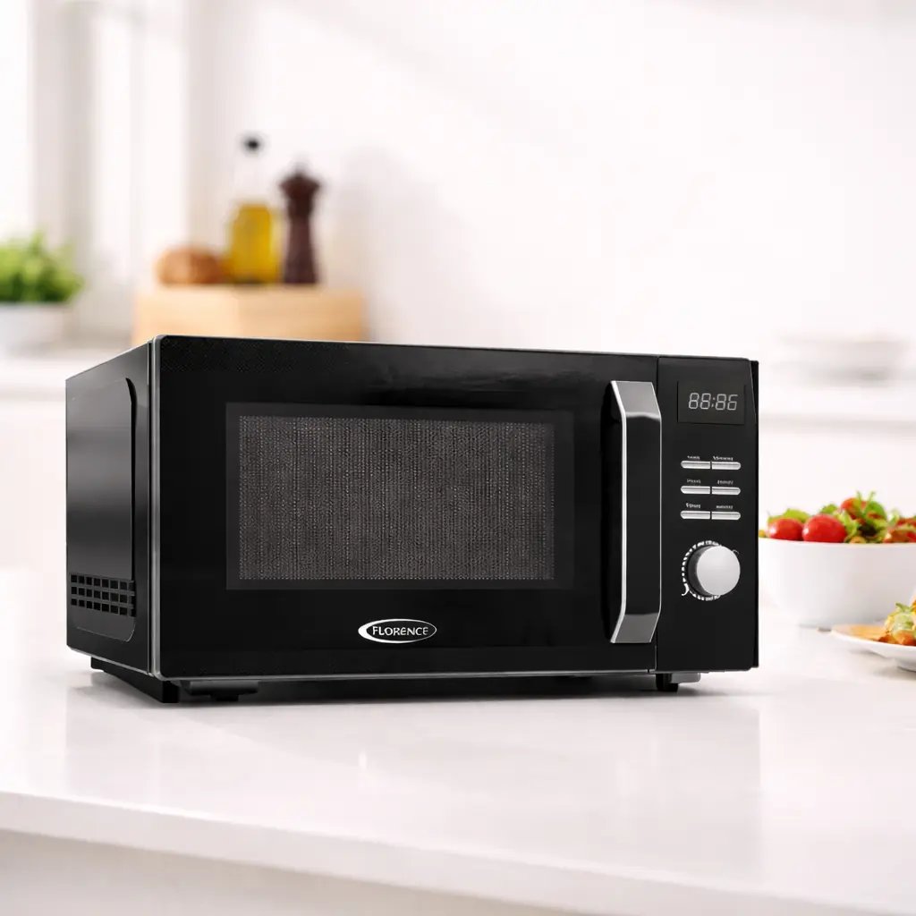 Micro-ondes Florence 20L – 700W Noir Avec Afficheur