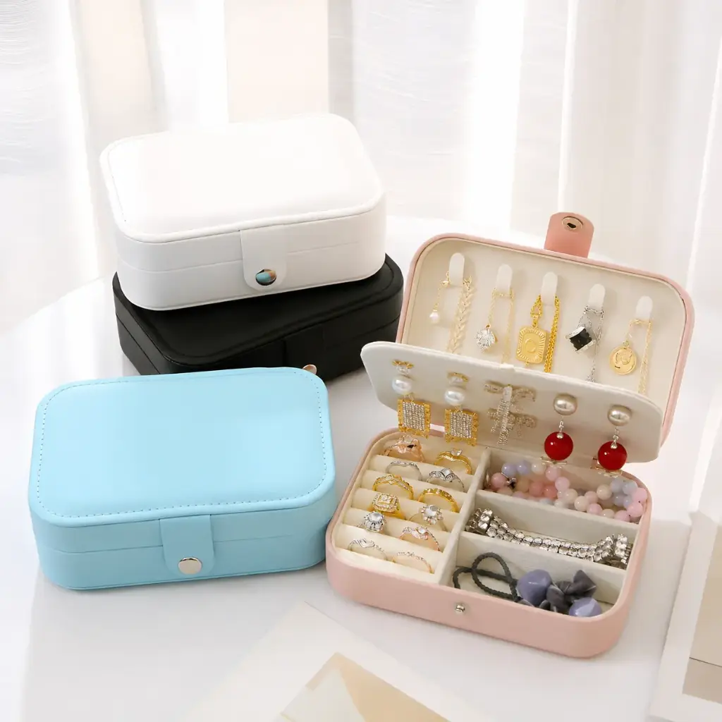 Mini Coffret à Bijoux de Voyage – Multi-Compartiments