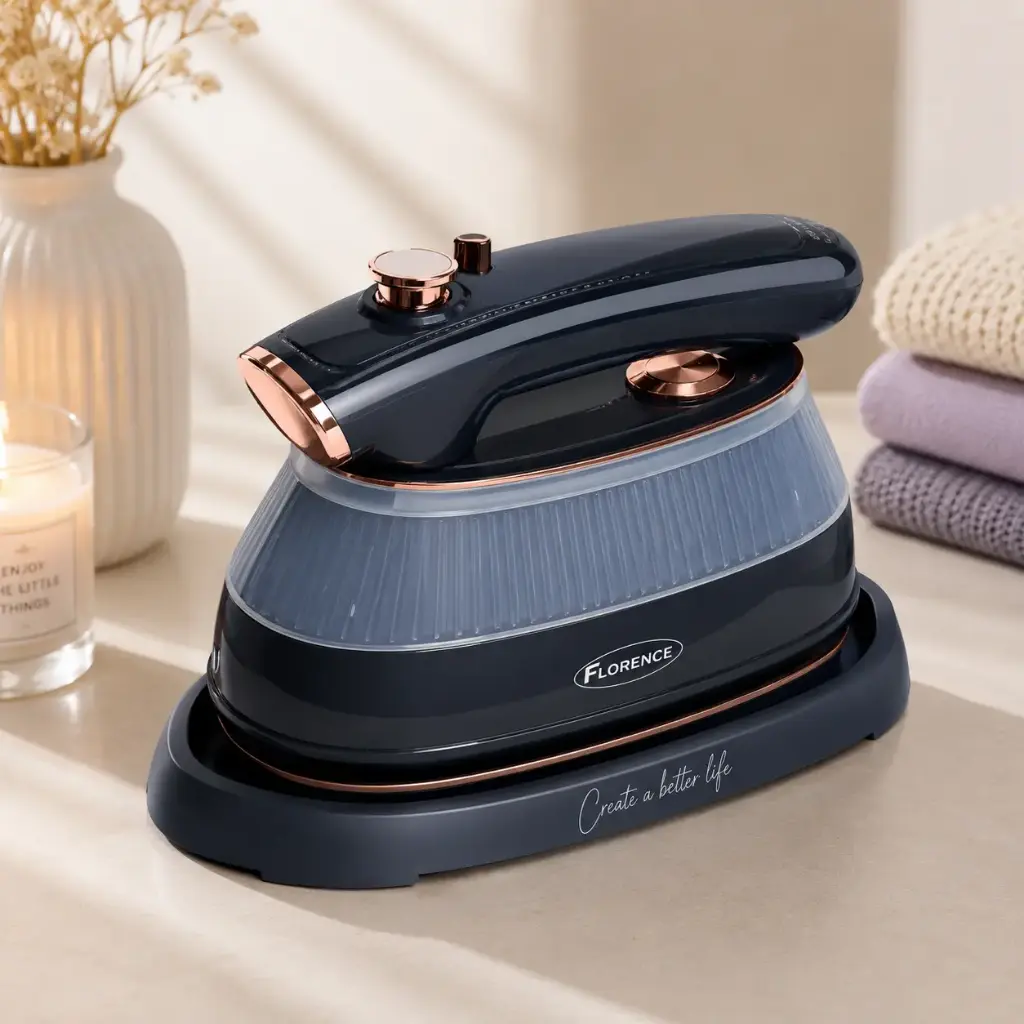 Fer à Vapeur Portable FLORENCE – 1200W Noir
