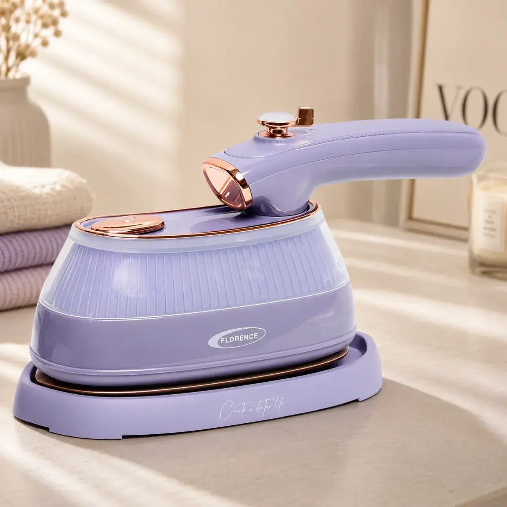 Fer à Vapeur Portable FLORENCE – 1200W Violet