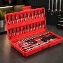 Coffret de Douilles et Embouts 46 Pièces avec Cliquet 1/4"