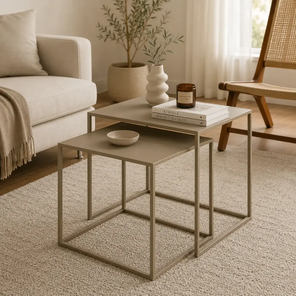 Ensemble Table Basse FERA Beige
