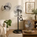 Ventilateur 3 en 1 Industriel – Table / Pied / Mur | 75W Haute Performance
