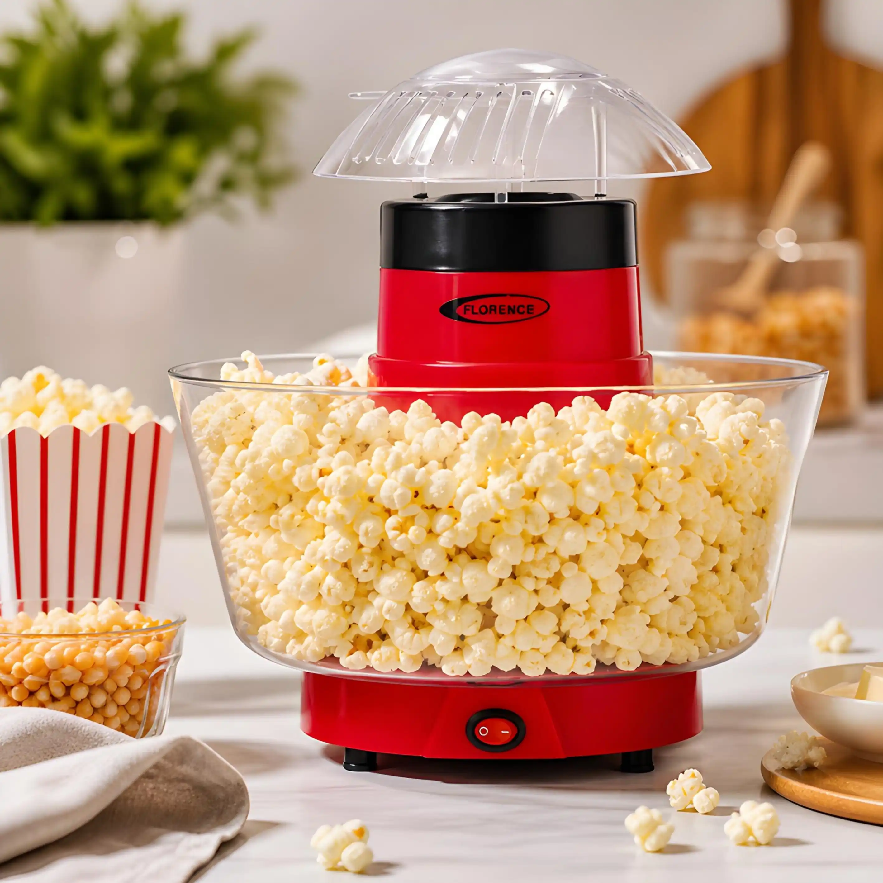 Machine à Popcorn Sans Huile Florence HK-353 – Air Chaud