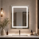 Miroir LUXIA – LED Tactile 80×60 cm