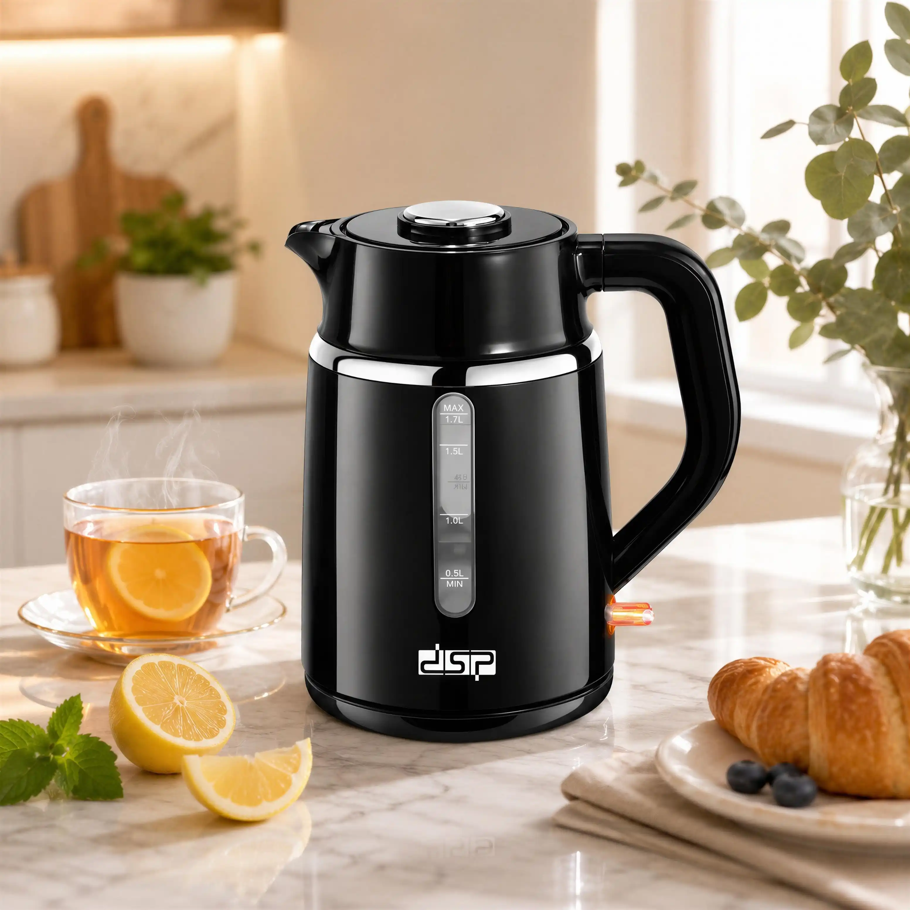 Bouilloire Électrique DSP 1.7L – 2200W – Noir KK1281