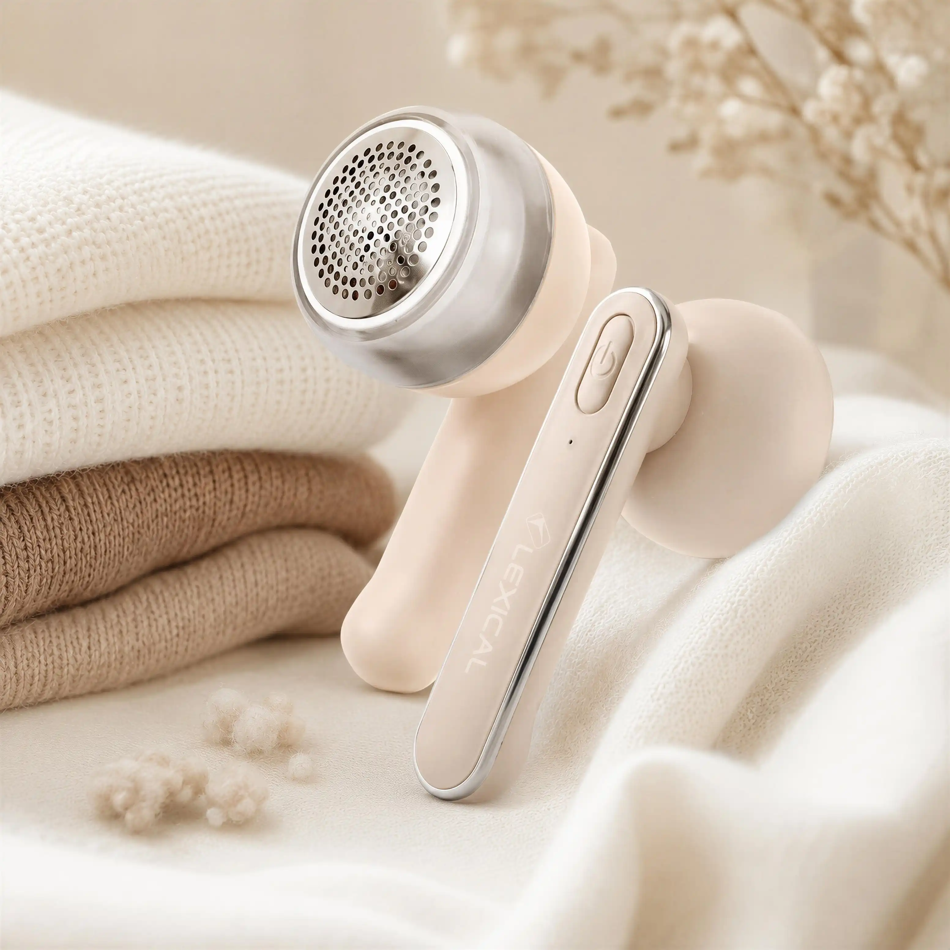 Rasoir Anti-Peluches Rechargeable Lexical LLR-0110 – Beige