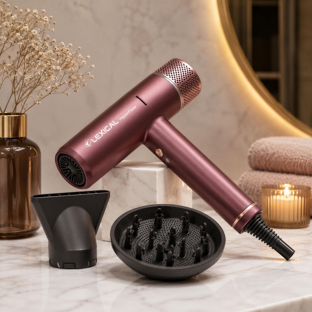 Sèche cheveux Turbo Force 1600W Lexical - Rouge