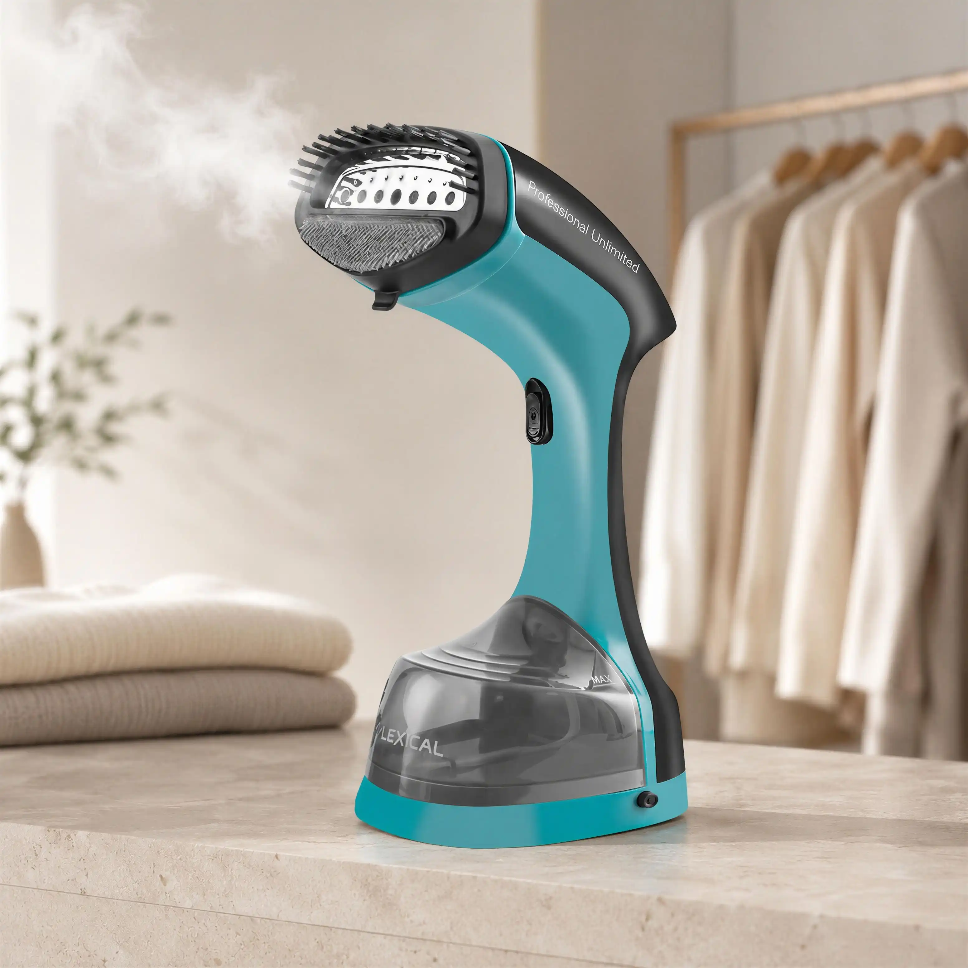 Défroisseur Vapeur à Main 1300W 330 ml Lexical – Bleu