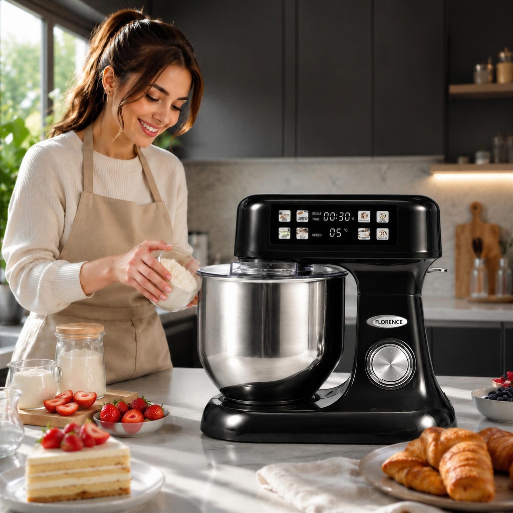 ROBOT PÂTISSIER Florence Food Mixer 7L Noir – 2000W