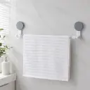 Porte-Serviettes Mural Auto-Adhésif Sans Perçage – Blanc