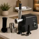 Hachoir à Viande Multifonction Noir – 1000W (10 en 1)