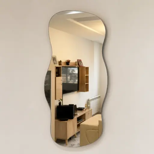 [SW-2443-W69FN] Miroir Zigzag Sans Cadre 100/60cm