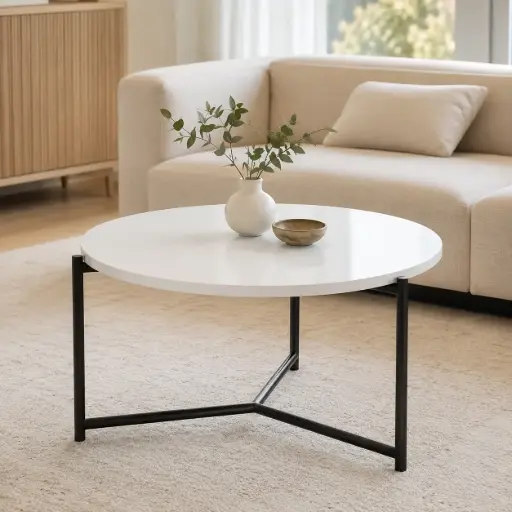 [DALIA-BLC-70] Table Basse DALIA Blanche