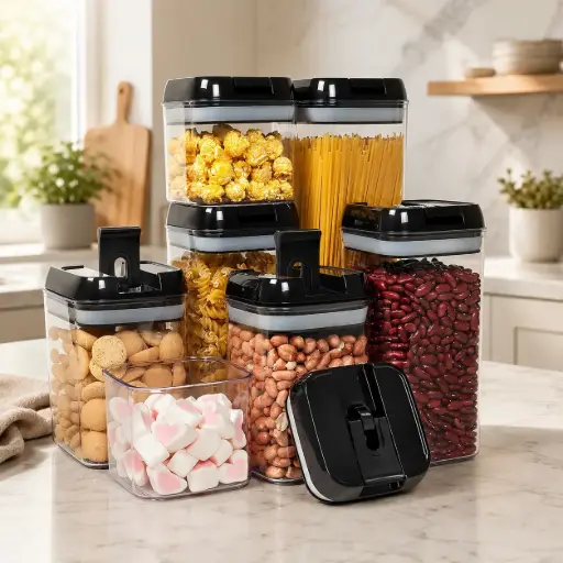 [CRH-07] Set de 7 Contenants Alimentaires Hermétiques avec Couvercles Étanches