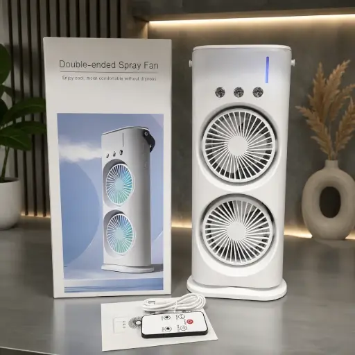 [NIJ DF-375] ventilateur brumisateur compact avec LED multicolore