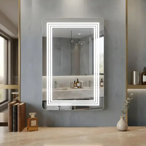 [TH-MIR-ANKA-8060] Miroir Anka LED Touch – 80 × 60 cm 
