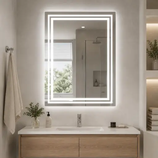 [NEX-8060] Miroir NEXA LED Touch – 80 × 60 cm